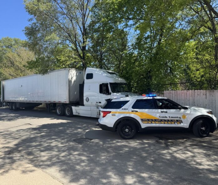 CCSO image of stolen truck and trailer