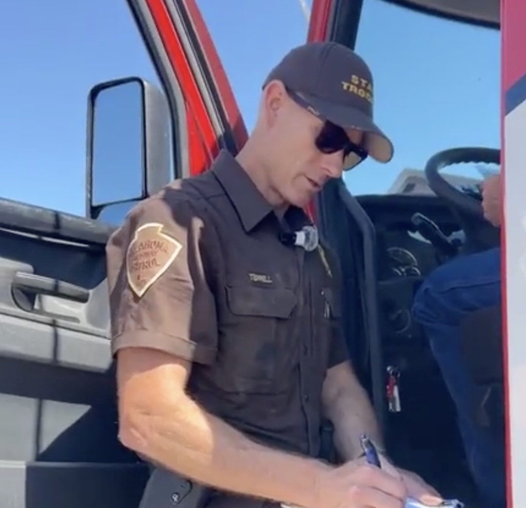 Oklahoma trooper walks you through a Level I Roadcheck truck inspection in new video