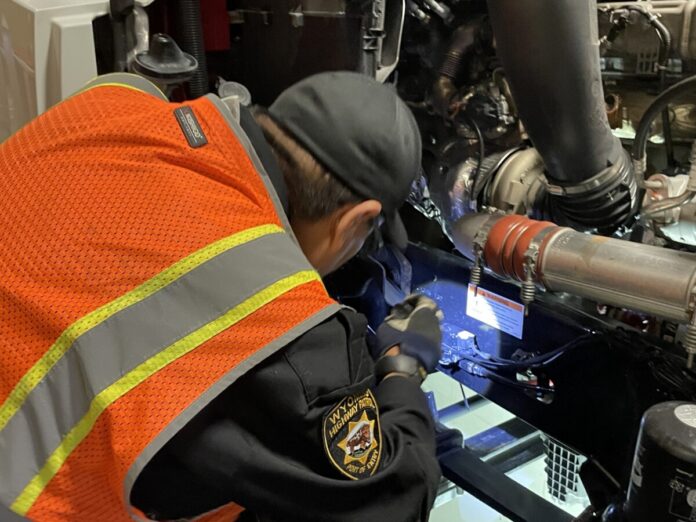WHP image of Roadcheck CMV inspection