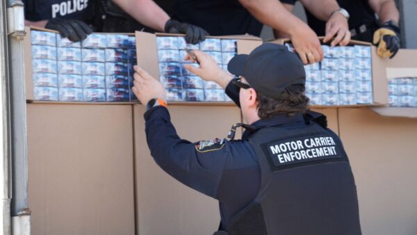 Co-drivers arrested after weigh station inspection reveals ELD tampering, .3 million in contraband cigarettes, RCMP says