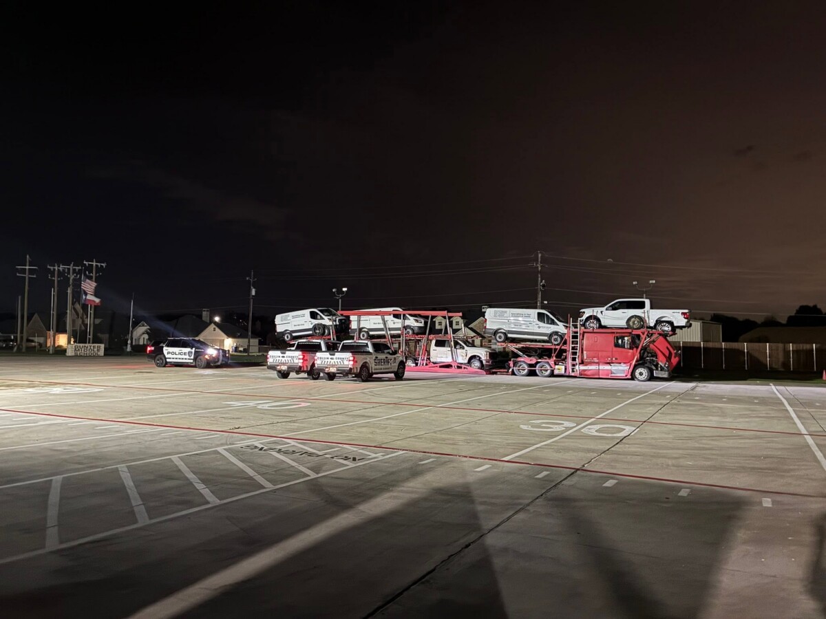 Texas police knock car hauler out-of-service after ‘partially losing its load’
