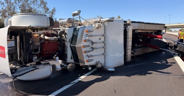 Commercial vehicle drivers reminded to check height after overpass strike in Arizona Commercial vehicle drivers reminded to check height after overpass strike in Arizona
