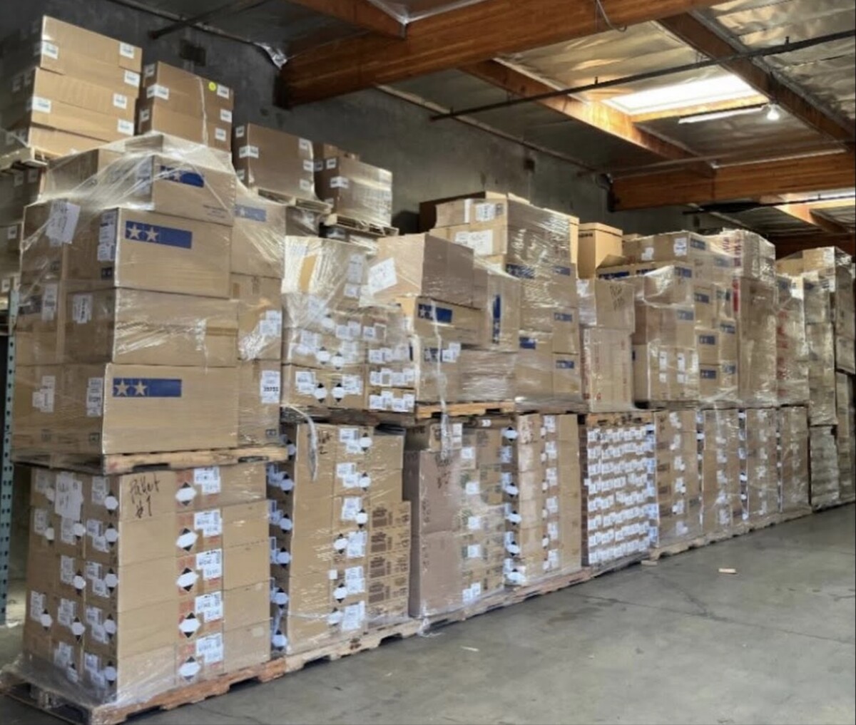 CHP recovers $2.2 million in stolen goods after executing search warrant at warehouse
