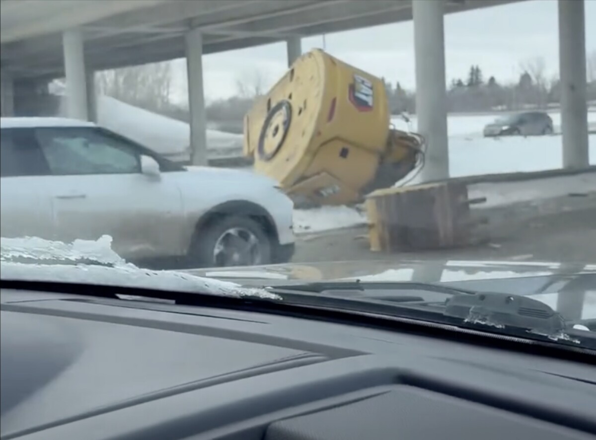 Truck driver fined $11,200 for overpass strike that ‘sheared off top part of excavator’