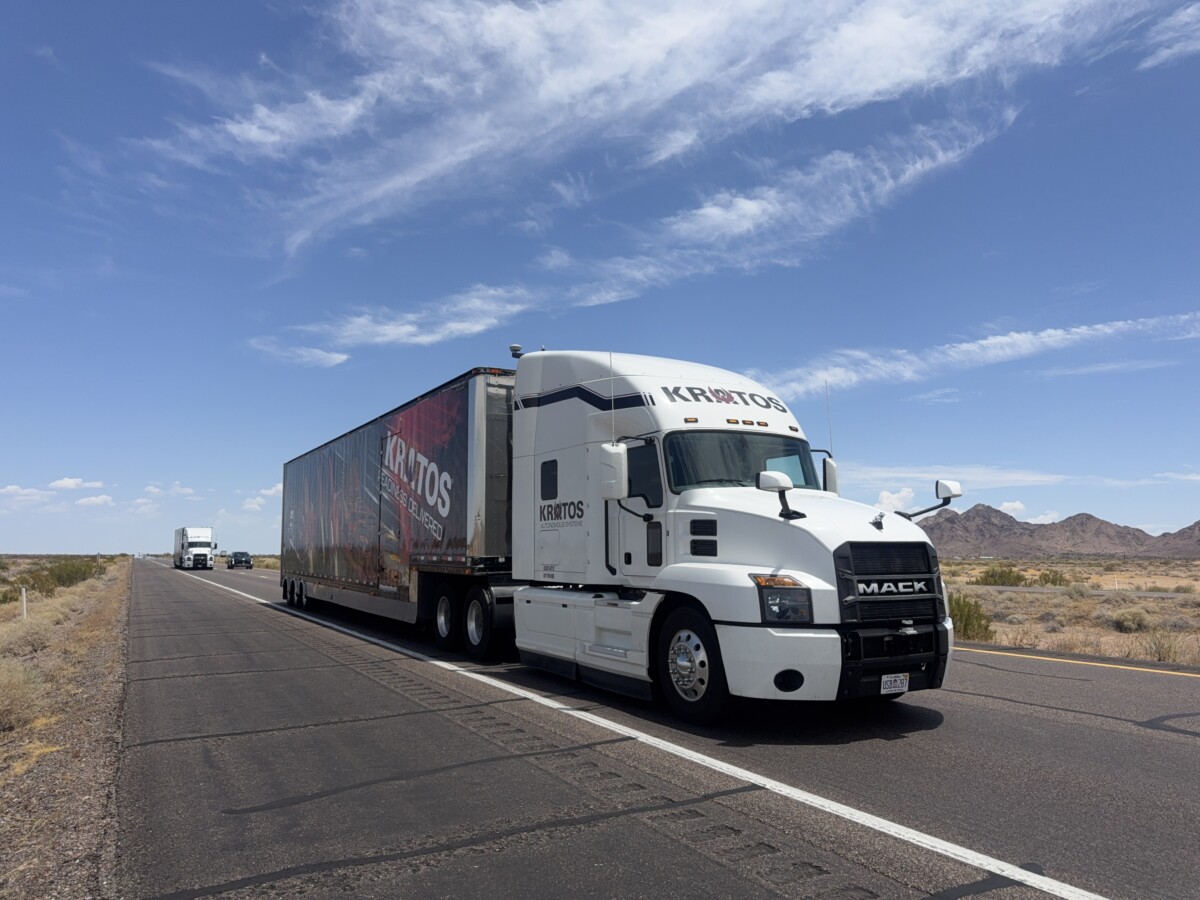 Platooning autonomous trucks haul ‘critical race equipment’ for NASCAR on 2,500-mile trek