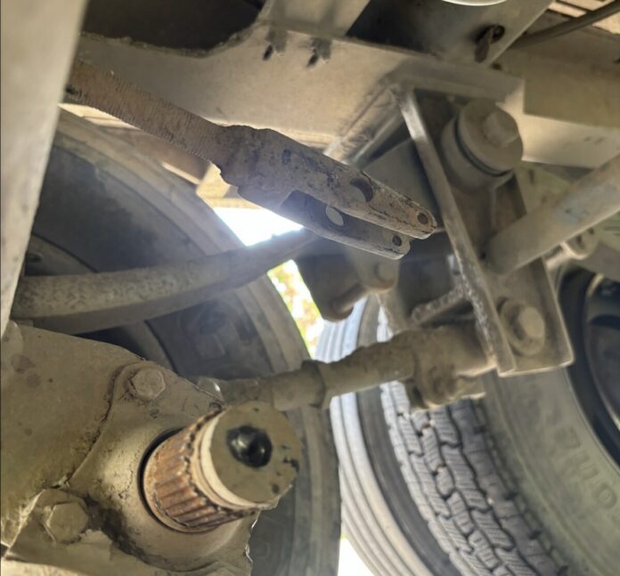 THP image of brake violation