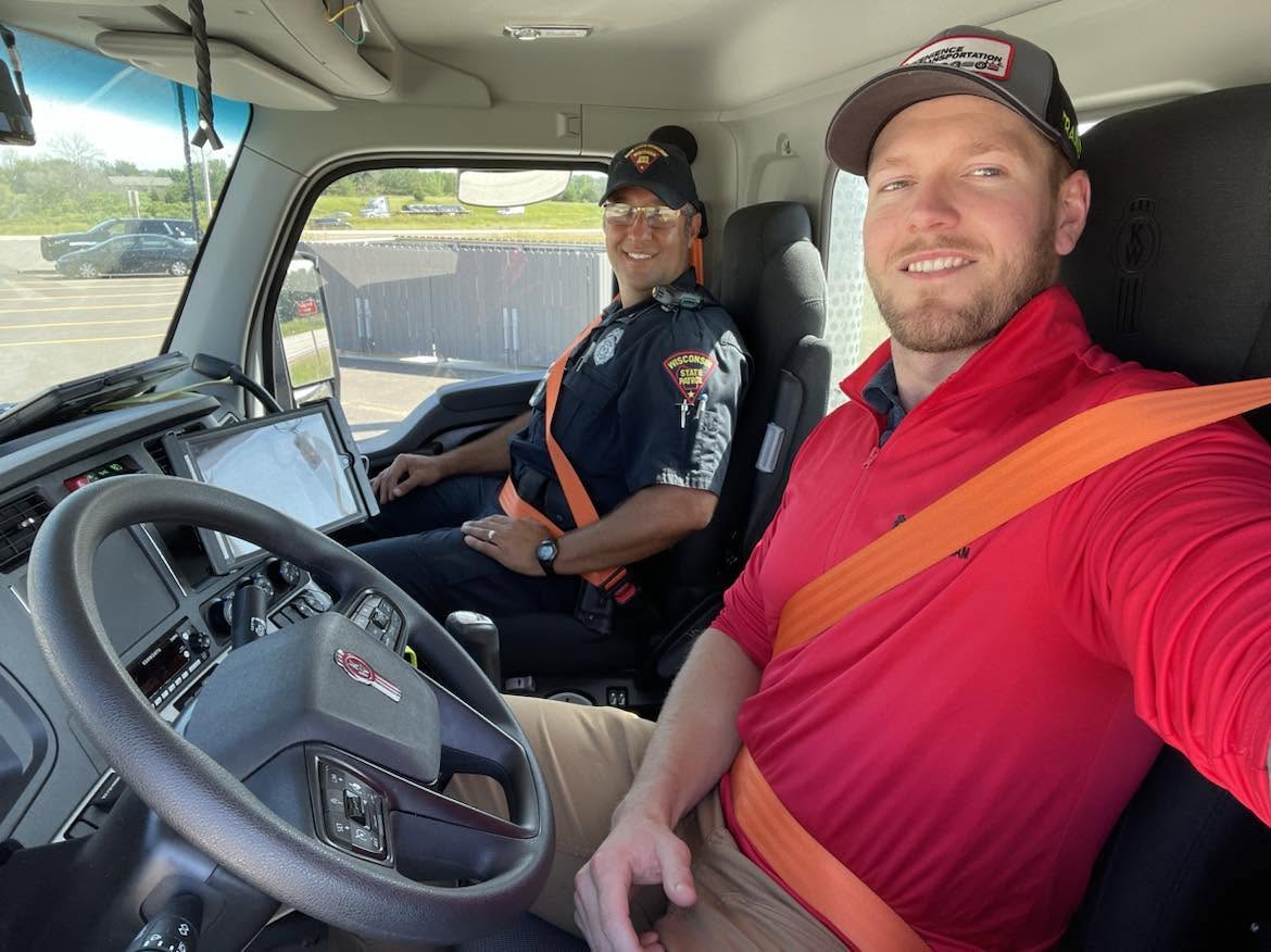 Wisconsin troopers to ride along with truckers to spot dangerous driving behaviors this week