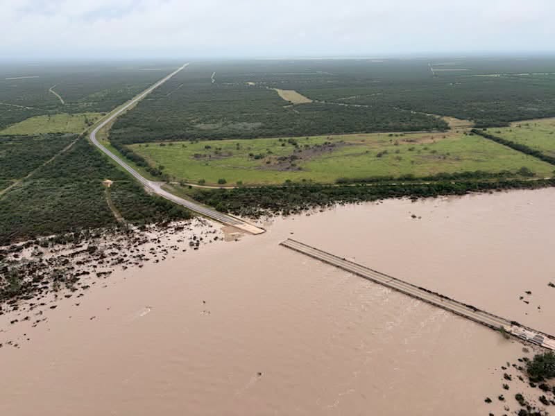 Bridge collapses in Texas due to severe flooding