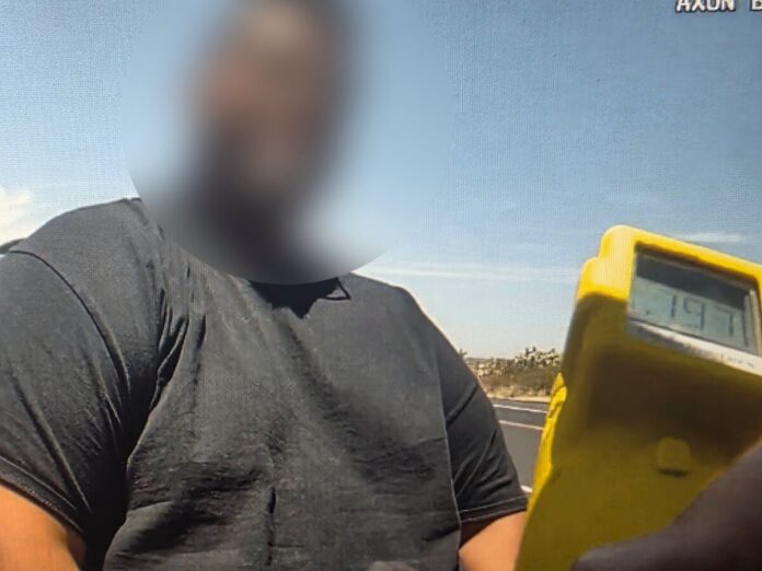 AZDPS image of DUI truck driver