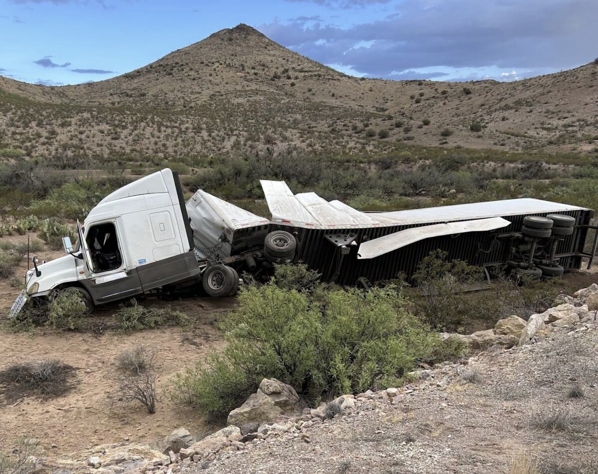 Steer tire blowout crash in Arizona reveals  no CDL, medical certificate, registration, or operating authority