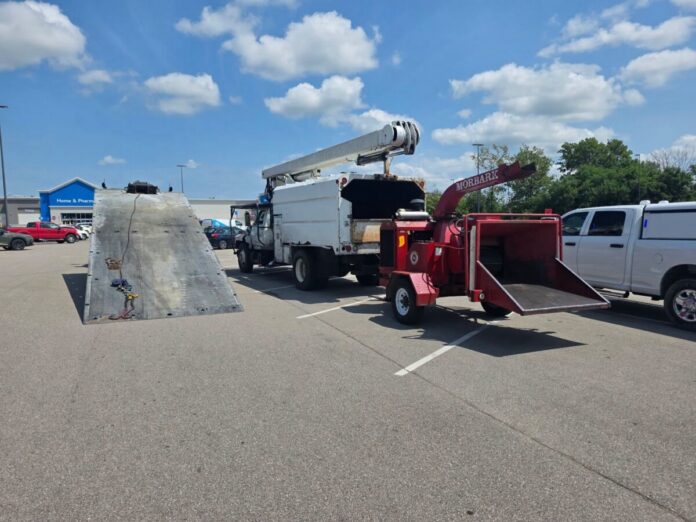 ISP image of non-compliant commercial vehicle