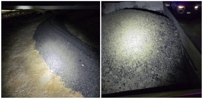 TCSO TCSO image of asphalt theft