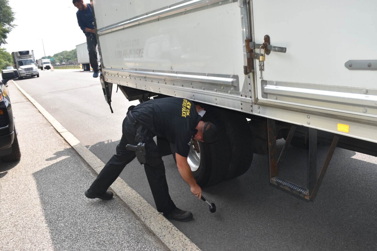 New York commercial vehicle bridge strike operation results in 67 tickets