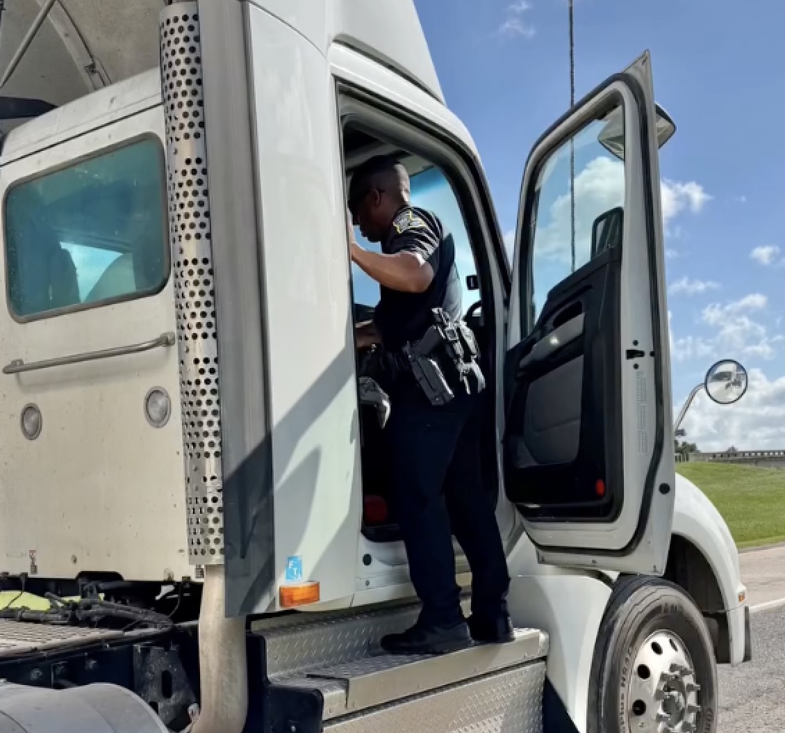 Twenty-six truckers cited for left lane violations during aerial enforcement on Atchafalaya Basin Bridge