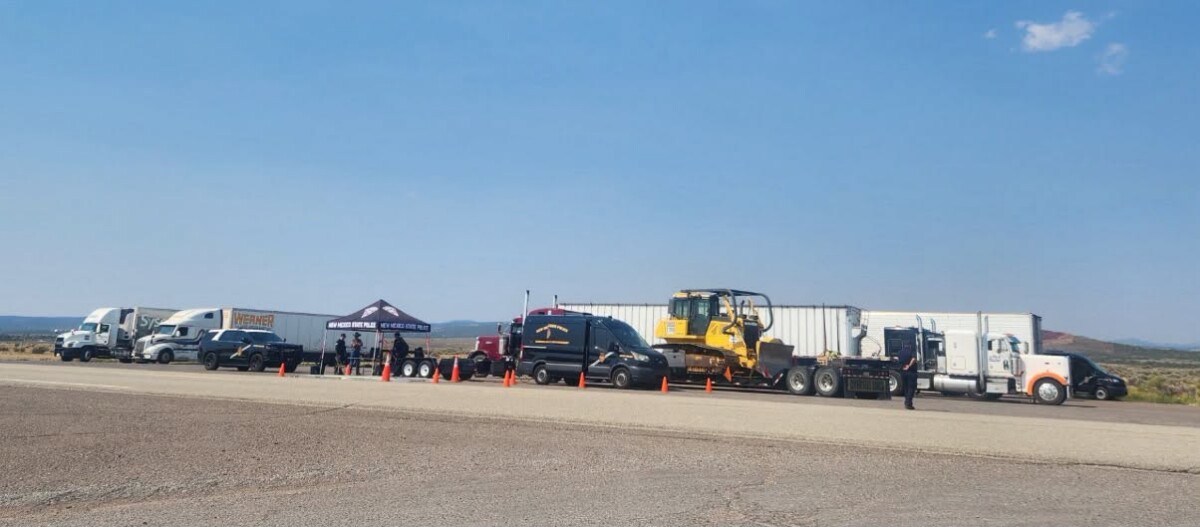 Commercial vehicle compliance crackdown in Taos results in 27 trucks and drivers out-of-service