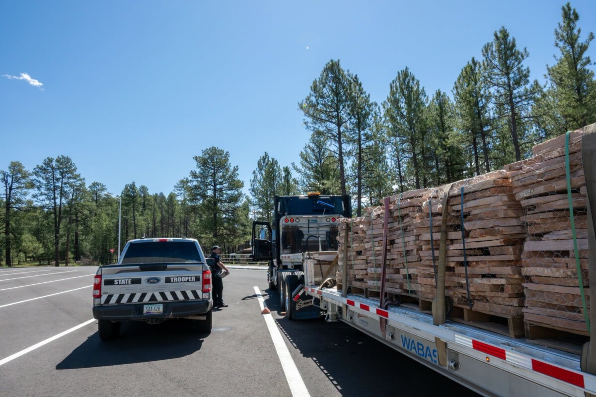 Troopers remove 119 commercial trucks and drivers from the road during I-40 brake blitz in Arizona